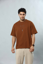 Round Neck Oversized Drop Shoulder T-Shirt