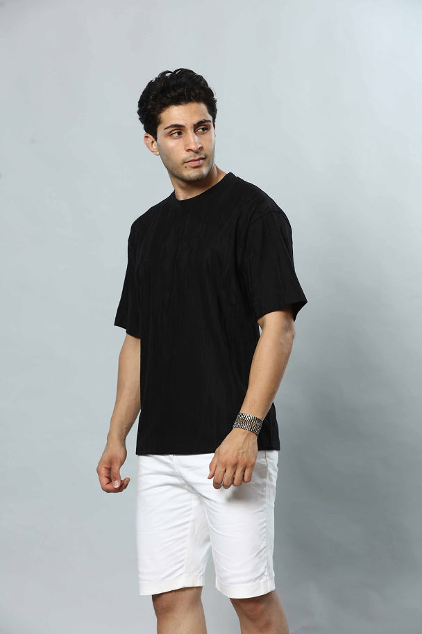 Round Neck Oversized Drop Shoulder T-Shirt