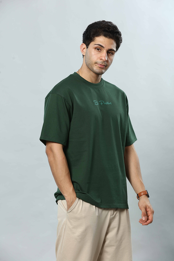 Round Neck Oversized Drop Shoulder T-Shirt